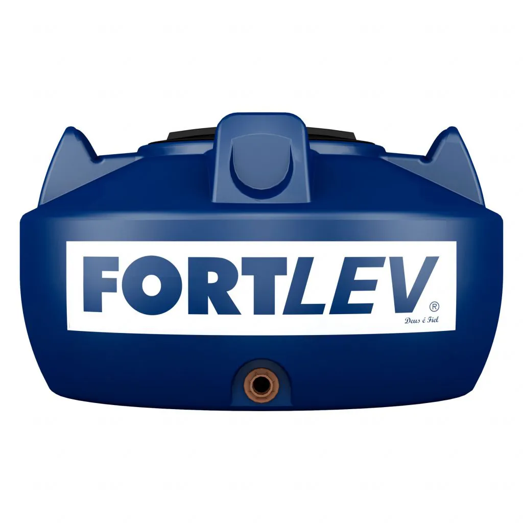 CAIXA D' ÁGUA TANQUE POLIETILENO COM TAMPA ROSCA 1.000L - FORTLEV