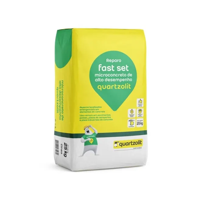 Microconcreto Para Reparos Rápidos Fast Set (Saco 25kg) - WEBER QUARTZOLIT