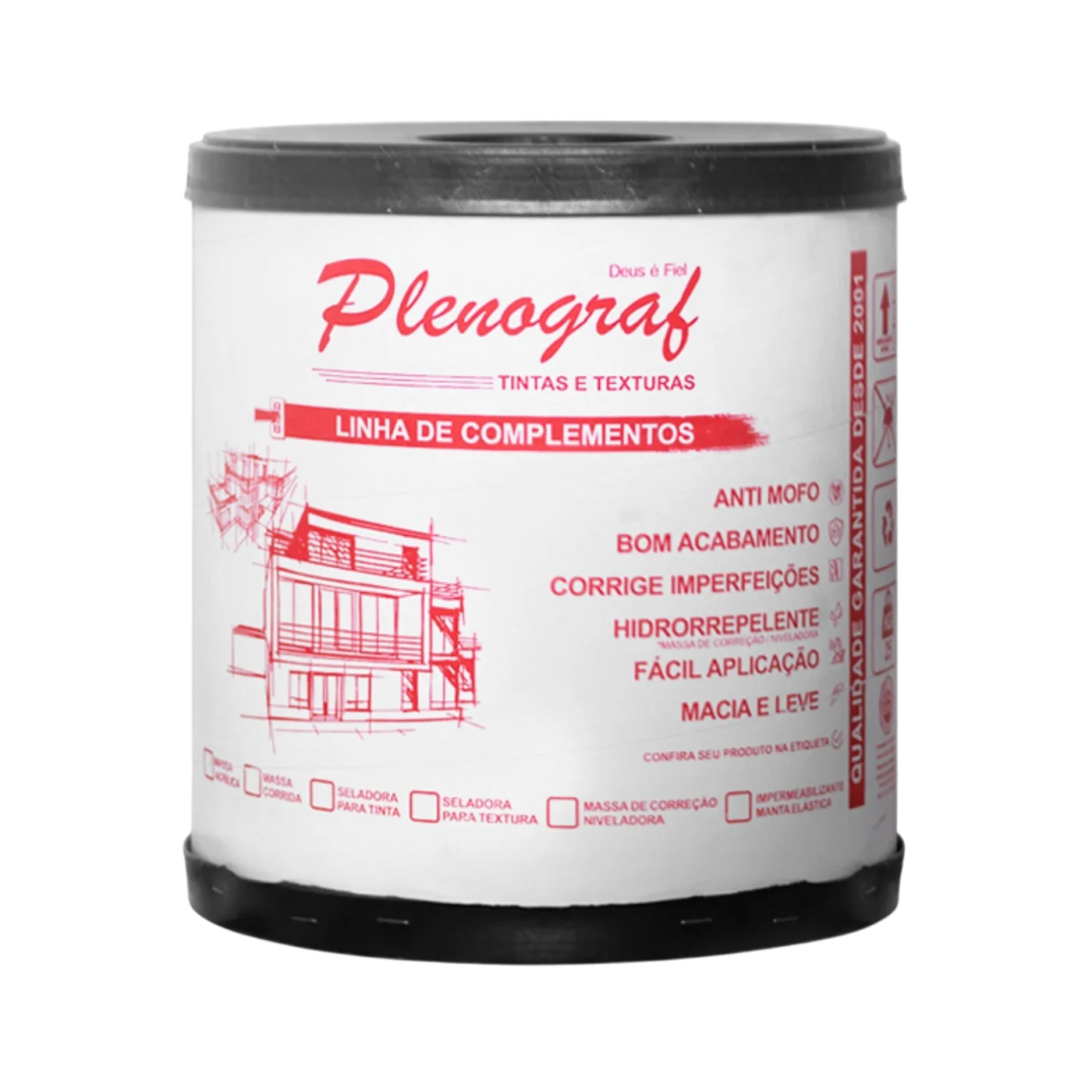 Massa de Correção Niveladora – Corrige Imperfeições de Parede