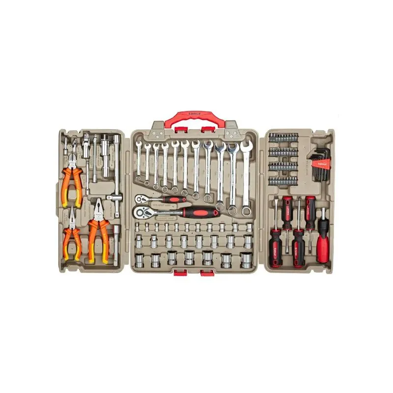 Jogo Ferramentas 110 peças com Maleta MAYLE 110002E
