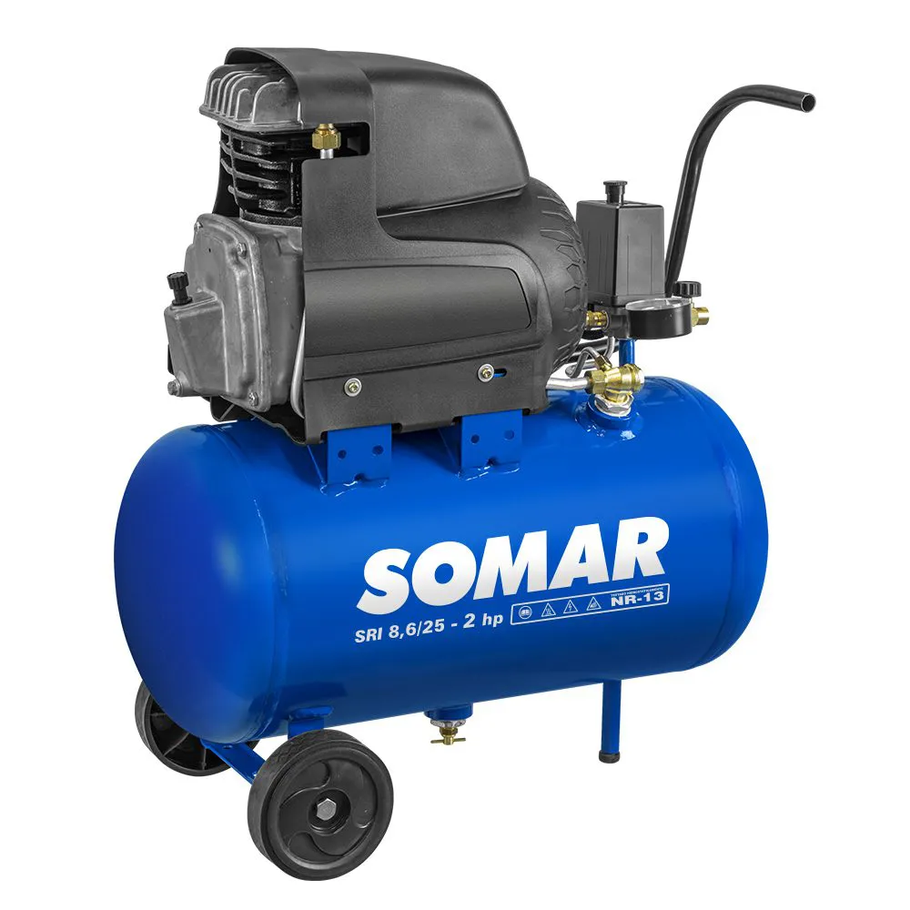 Motocompressor SRI 8,6 P/25L 2cv Monofásico 220V - Somar