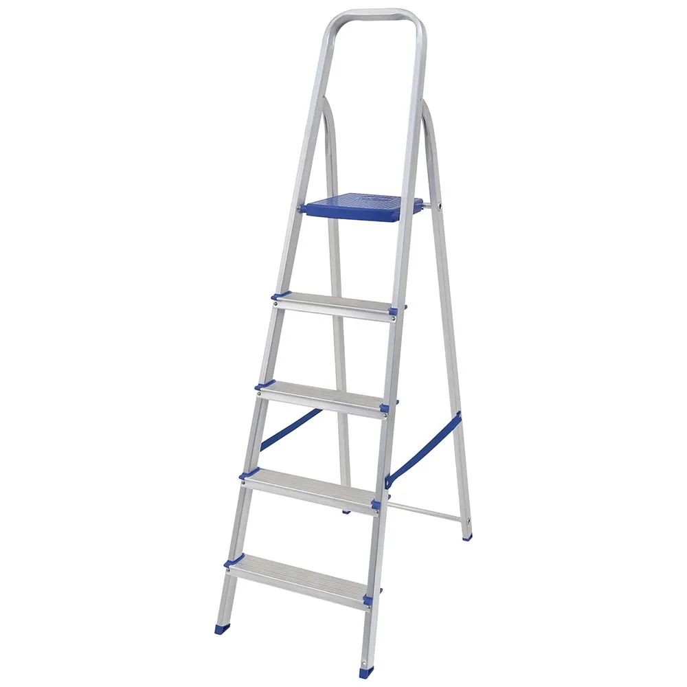 Escada de alumínio 5 degraus Mor
