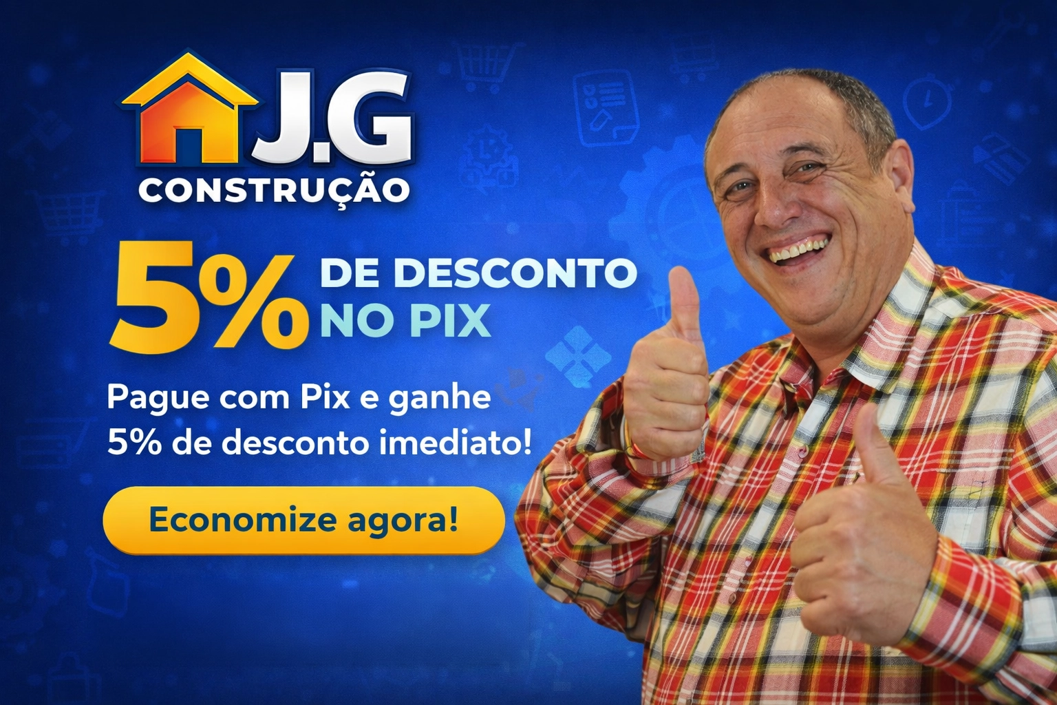 5% de desconto no PIX